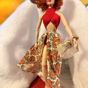 Gene Doll “Priceless” refashioned in “Crimson Sun”